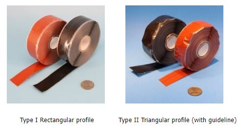 Type I and Type II Silicone Tape